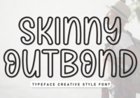 Skinny Outbond Font - Featured Image