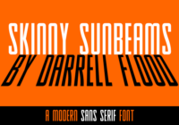Skinny Sunbeams Font - Featured Image
