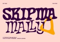 Skipma Mally Font - Featured Image