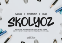 Skolyoz Font - Featured Image