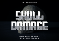 Skull Damage Font - Featured Image
