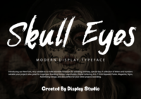 Skull Eyes Font - Featured Image