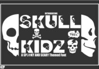Skull Kidz Font - Featured Image