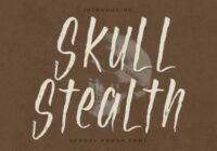 Skull Stealth Font - Featured Image
