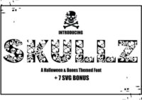 Skulls Font - Featured Image