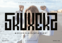 Skuxekz Font - Featured Image
