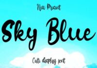 Sky Blue Font - Featured Image