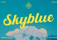 Skyblue Font - Featured Image