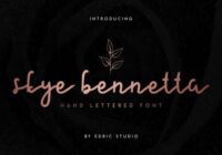 Skye Bennetta Font - Featured Image