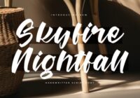 Skyfire Nightfall Font - Featured Image