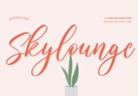 Skylounge Signature Script Font - Featured Image