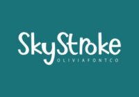 Skystroke Font - Featured Image