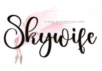 Skywife Font - Featured Image