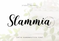 Slammia Font - Featured Image