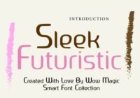 Sleek Futuristic Font - Featured Image