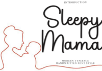 Sleepy Mama Font - Featured Image