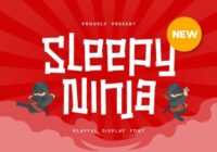 Sleepy Ninja Font - Featured Image