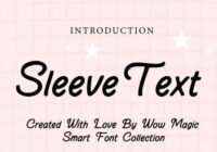 Sleeve Text Font - Featured Image