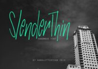 Slender Thin Font - Featured Image