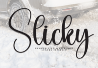 Slicky Font - Featured Image
