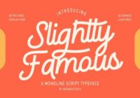 Slightly Famous Font - Featured Image