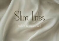Slim Lines Font - Featured Image