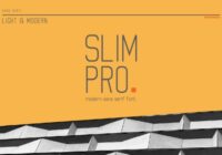 Slim Pro Font - Featured Image