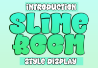 Slime Boom Font - Featured Image