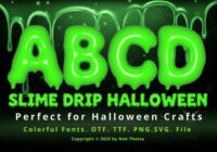 Slime Drip Halloween Font - Featured Image