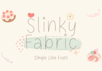 Slinky Fabric Font - Featured Image