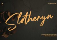 Slotheryn Font - Featured Image