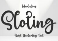 Sloting Font - Featured Image