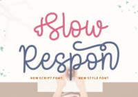 Slow Respon Font - Featured Image