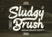 Sludgy Brush Font - Featured Image