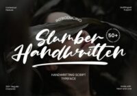 Slumberhandwritingscript Font - Featured Image
