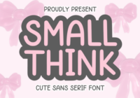 Small Think Font - Featured Image