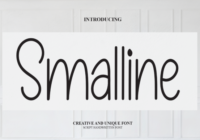 Smalline Font - Featured Image