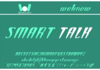 Smart Talk Font - Featured Image