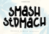 Smash Stomach Font - Featured Image