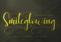 Smile Glowing Font - Featured Image