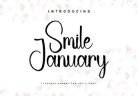 Smile January Font - Featured Image