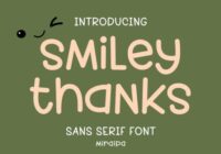Smiley Thanks Font - Featured Image