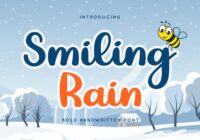 Smiling Rain Font - Featured Image