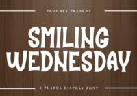 Smiling Wednesday Font - Featured Image