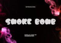 Smoke Bomb Font - Featured Image
