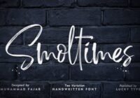 Smoltimes Font - Featured Image