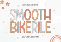 Smooth Bikerile Font - Featured Image