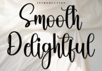 Smooth Delightful Font - Featured Image