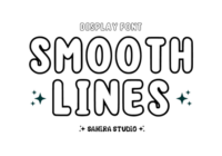 Smooth Lines Font - Featured Image