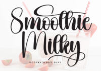 Smoothie Milky Font - Featured Image